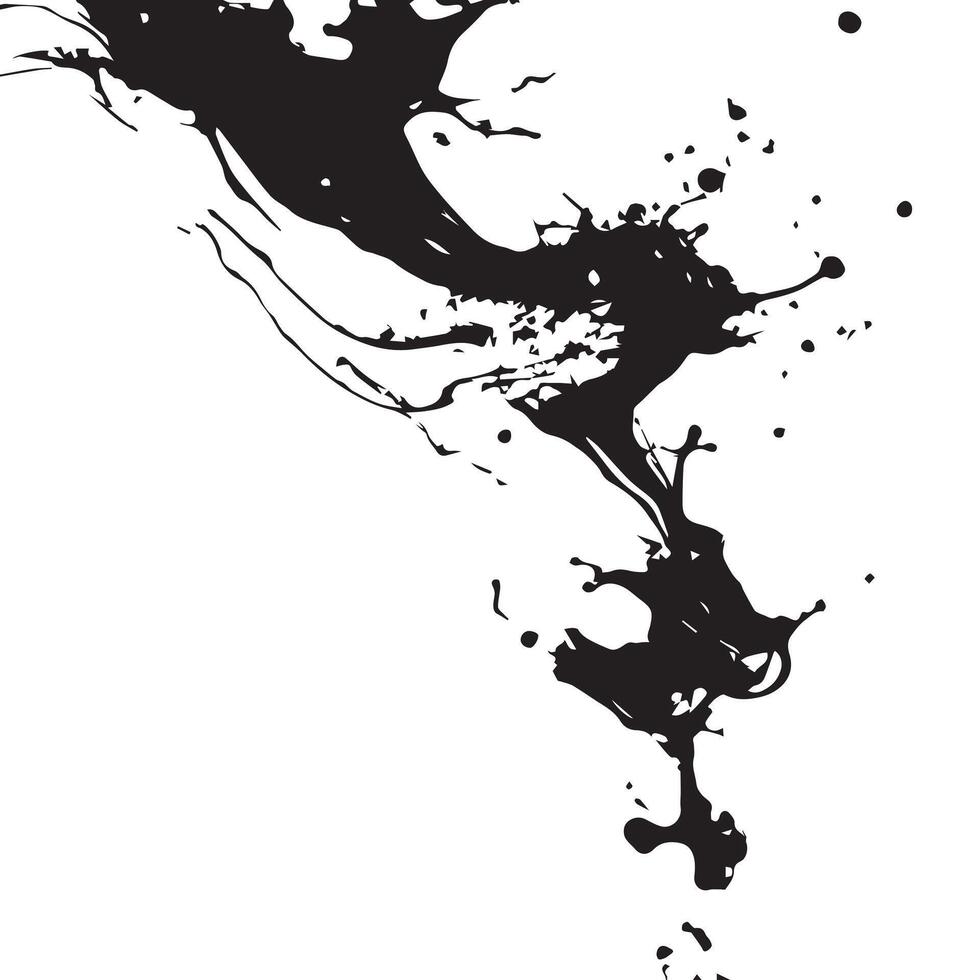 Muddy Splatter Grunge Texture for Messy Designs vector