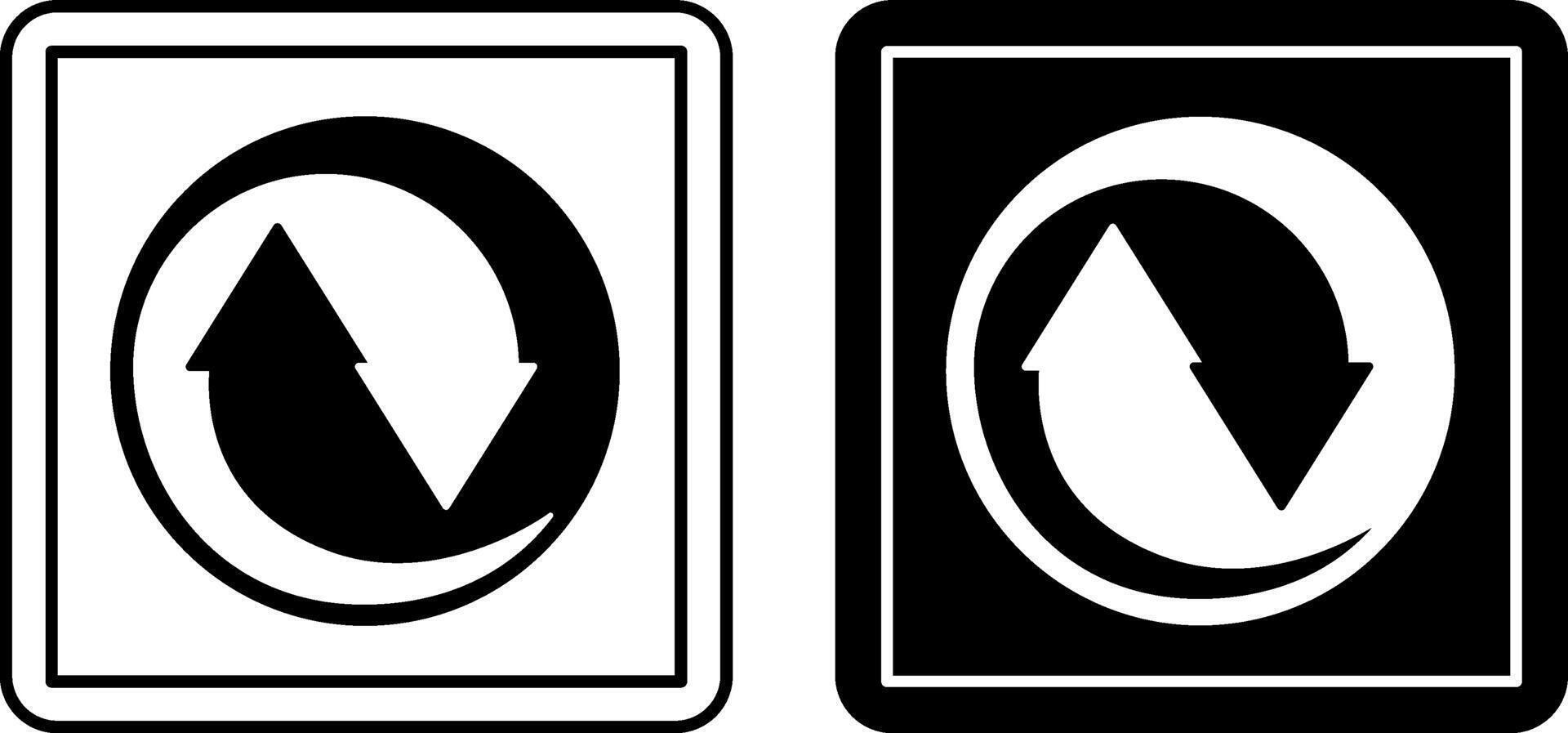 Recycled Signs. Labels for Cardboard Packaging. Illustration on White and Black Background. Warning Symbol, Handle with Care. Logistics vector