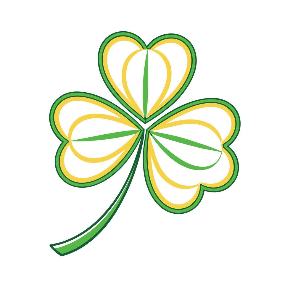 Shamrock Green, Gold, Irish, Clover, Luck, St. Patrick's Day vector
