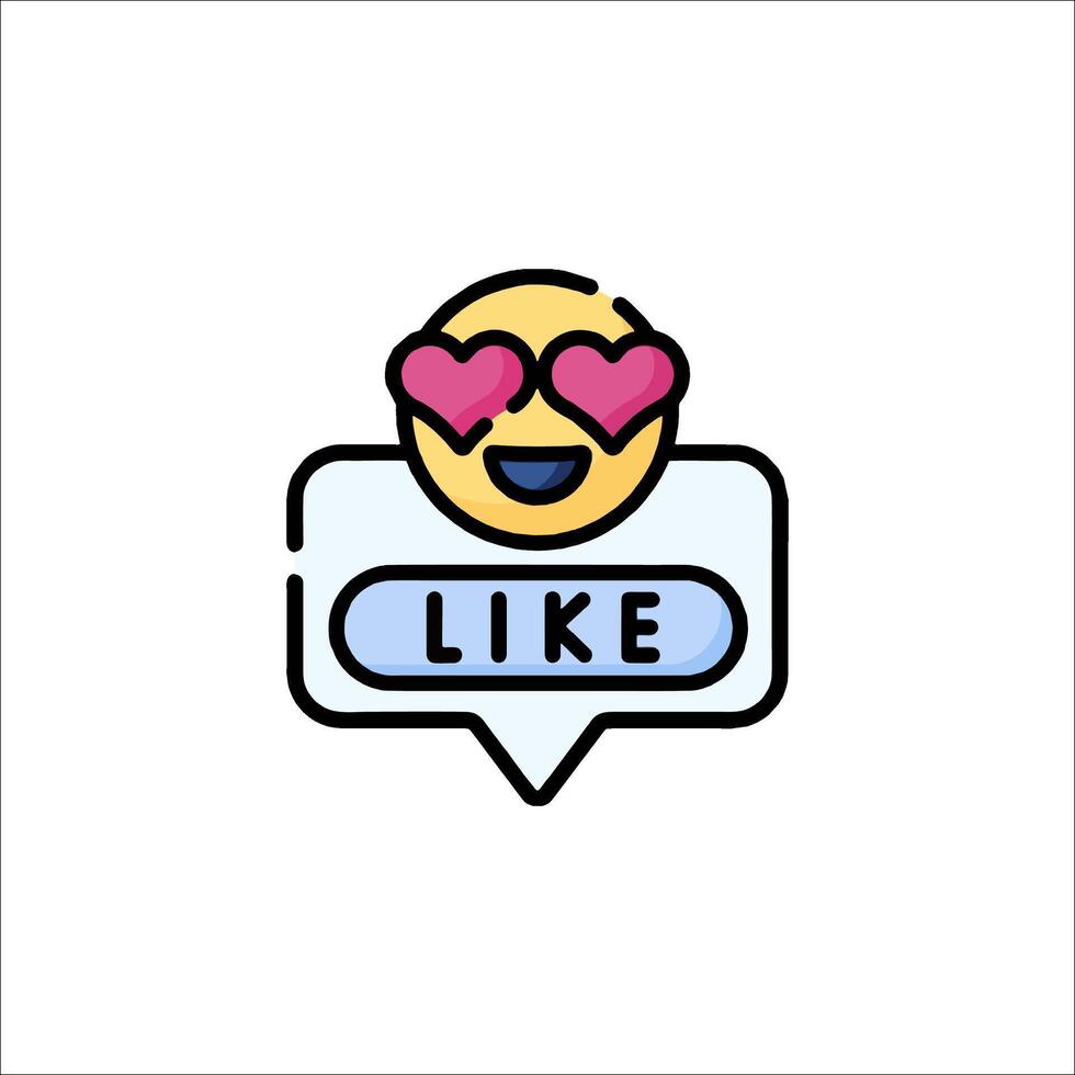 Like emoji icon vector
