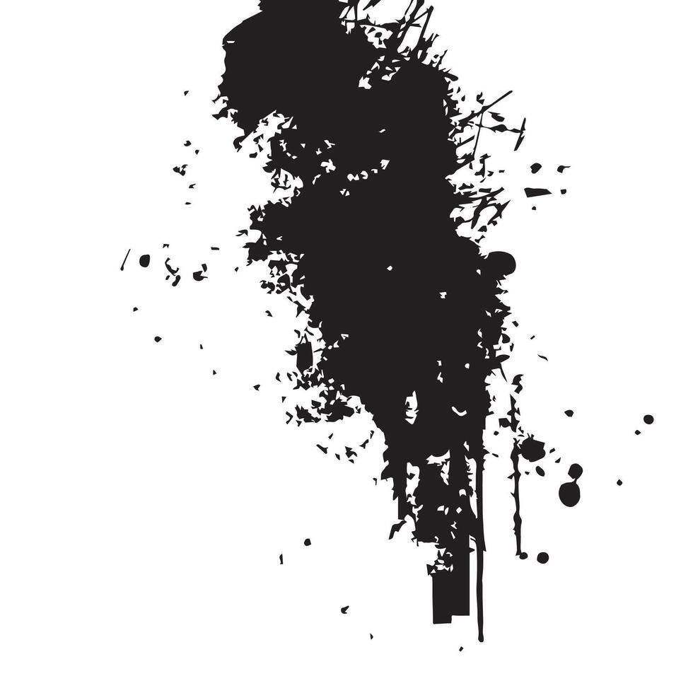 Smudged Ink Grunge Texture for Messy and Artistic Overlays vector