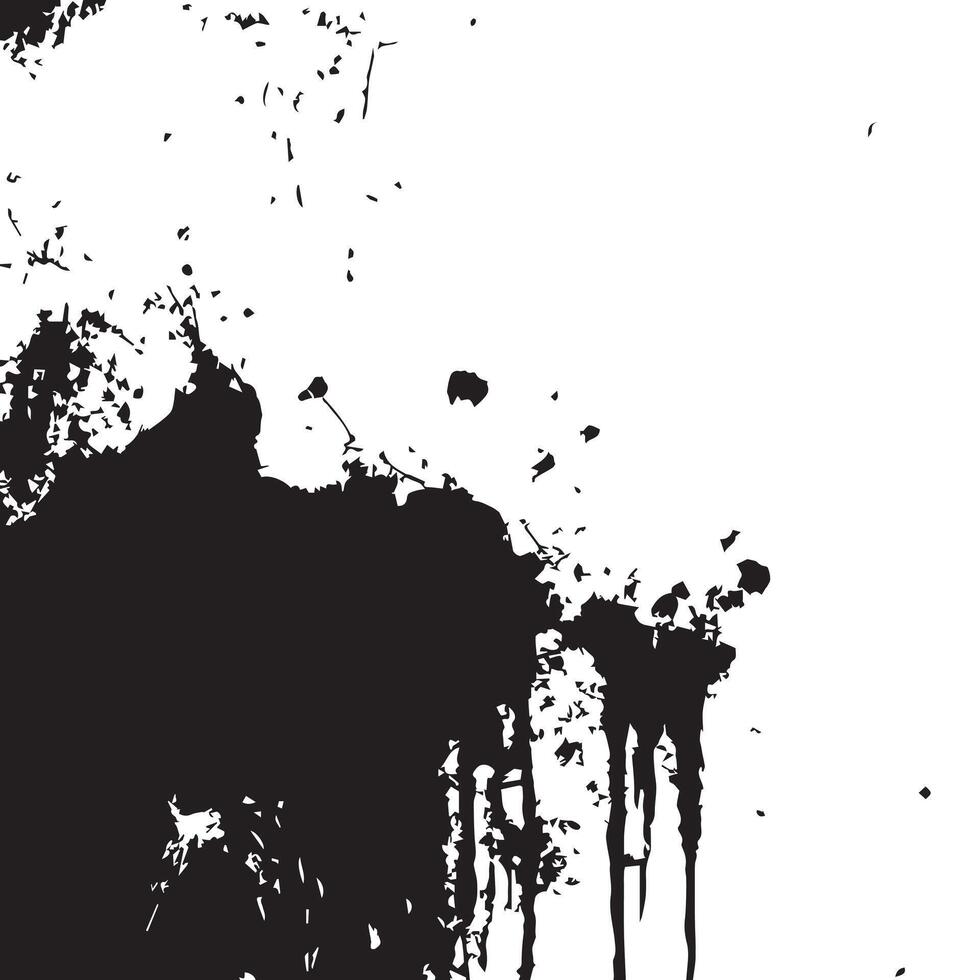 Ink Splatter Grunge Texture for Artistic and Abstract Overlays vector