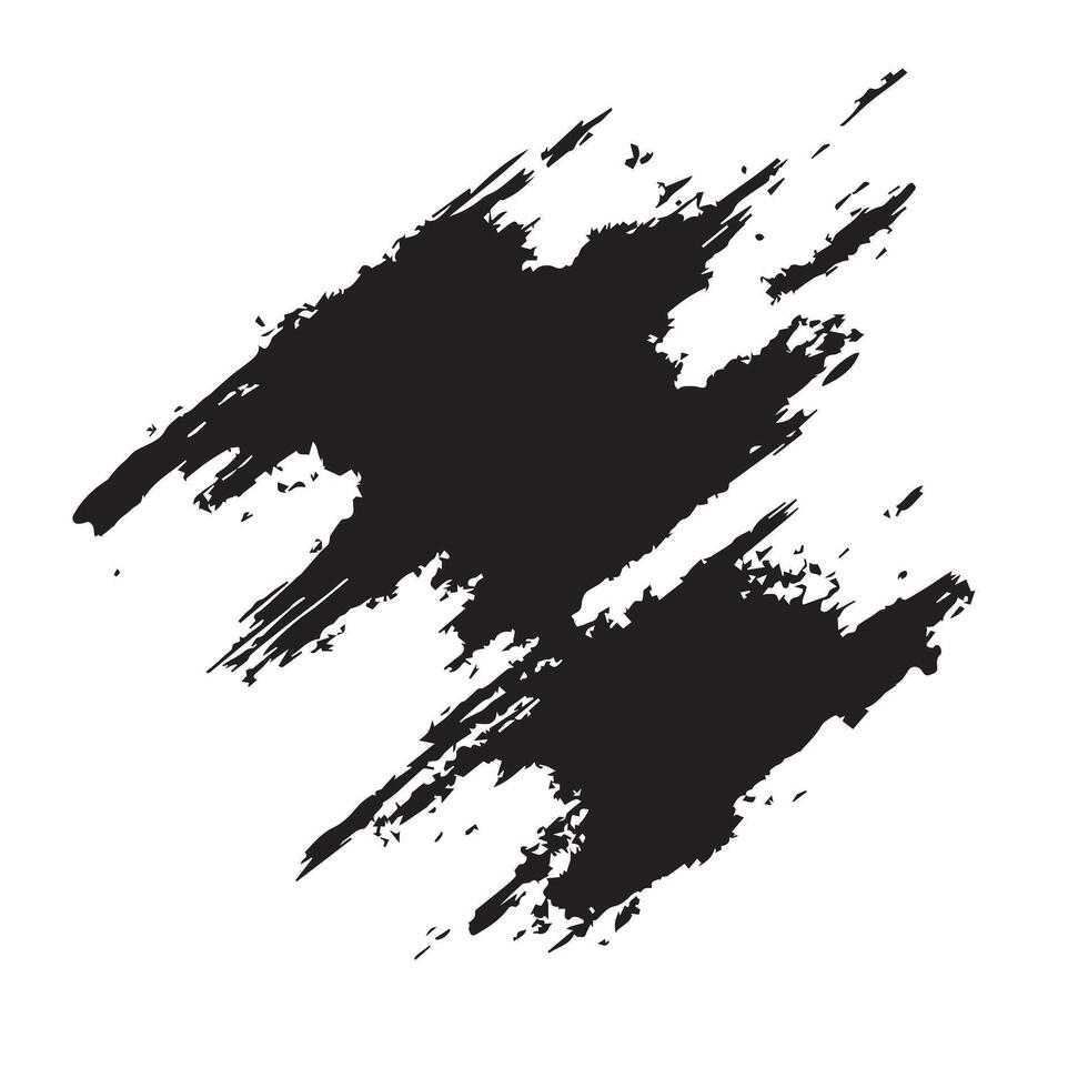 Rough Ink Cloud Brush vector
