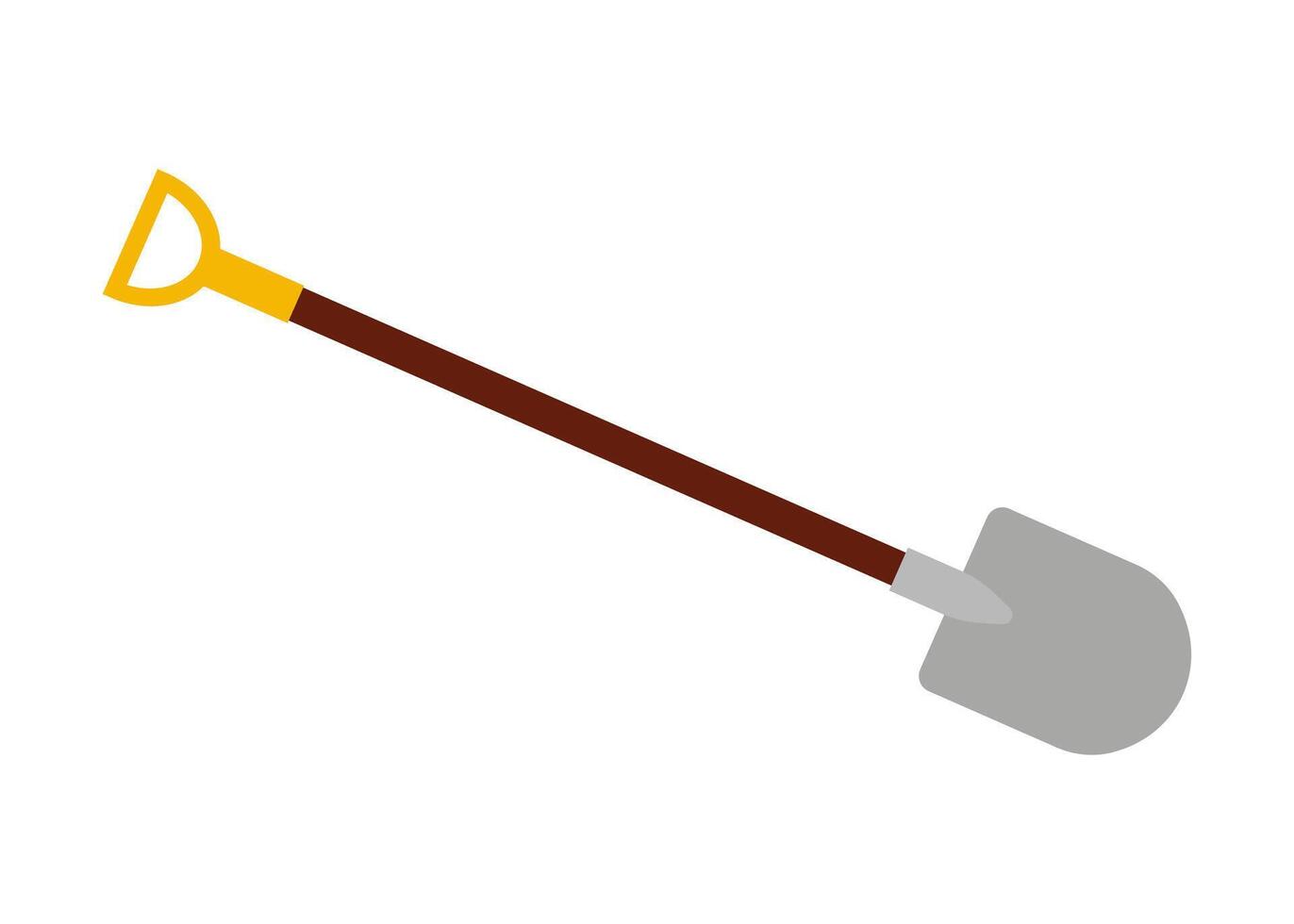 Gardening tool designed for digging and planting in various outdoor settings vector