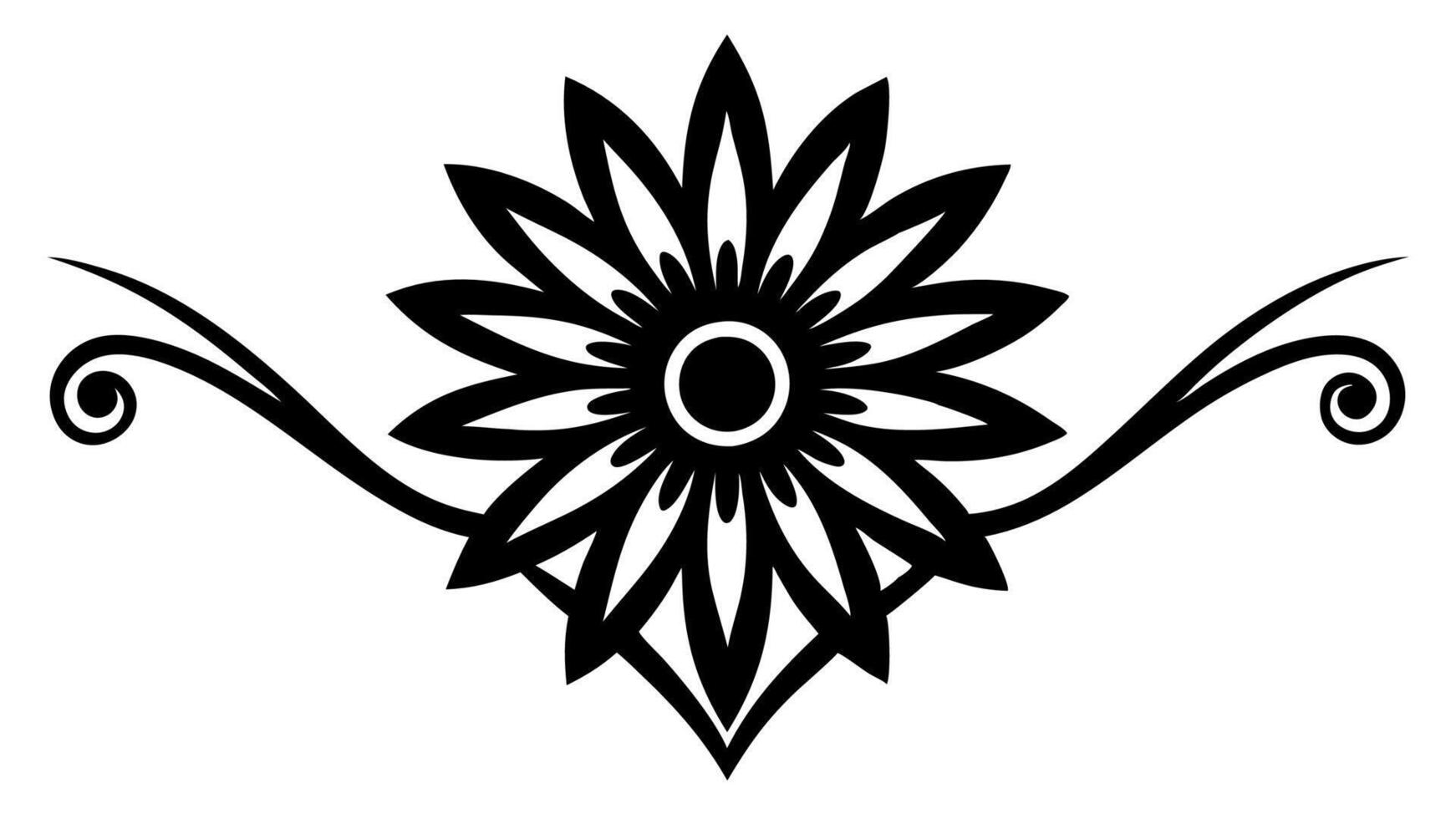 Beautiful Underline Ornament for Decorative Design vector