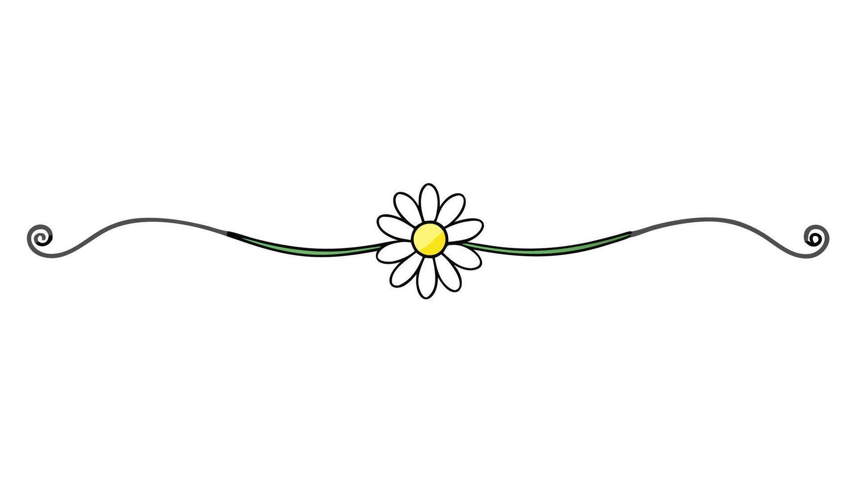 Beautiful Underline Ornament for Decorative Designs vector