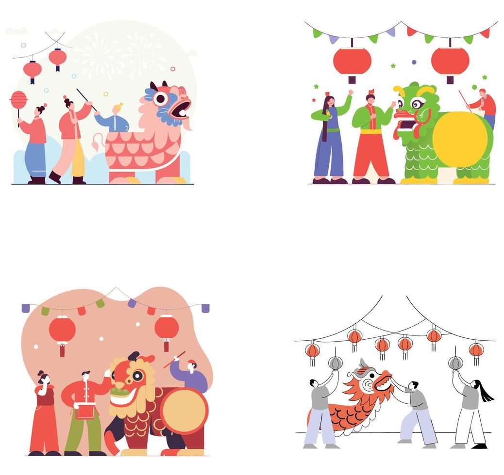 Chinese New Year Celebration vector