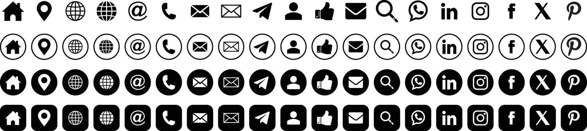 Icon Set, icon vector