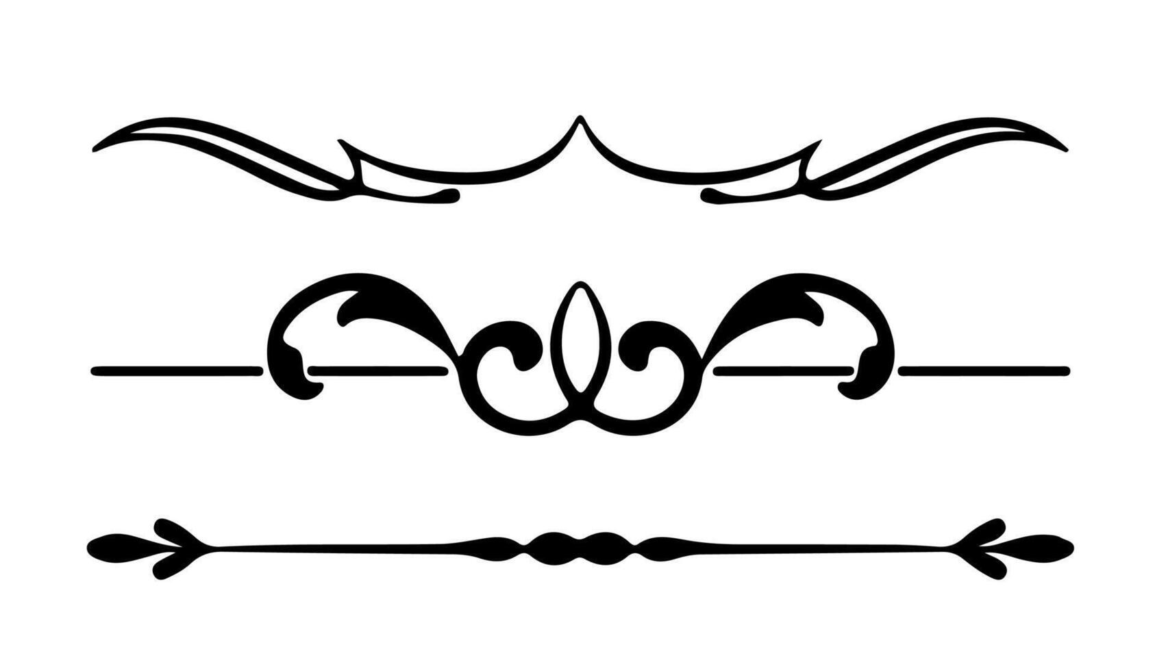 decorative vintage frame and border vector