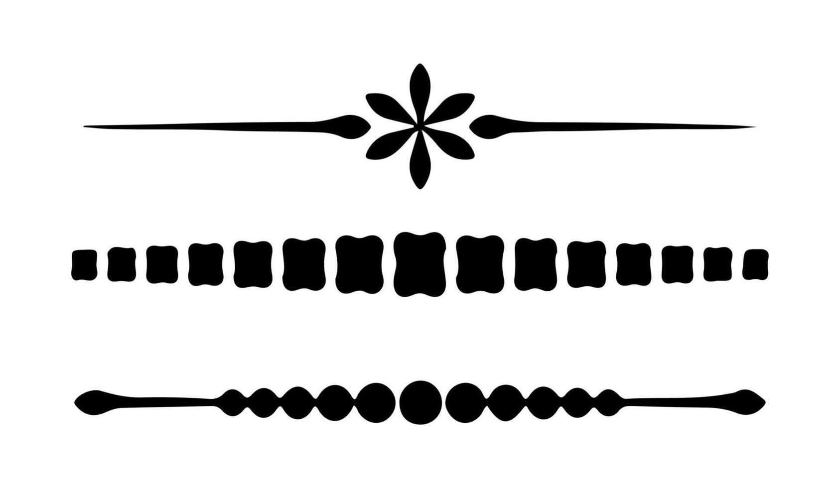decorative art vintage frame and border on black and white colour vector