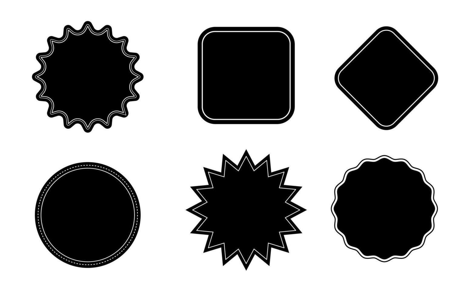 Black Friday sale stamp for ad. Discount coupon sticker. Illustration, logo, stamp, tag, emblem, mark or seal. illustration. vector