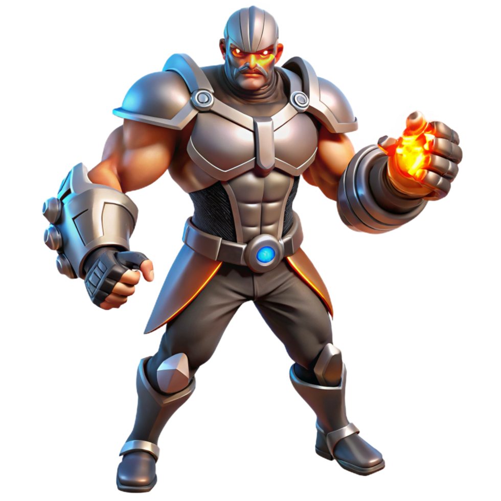 serene artistic Powerful 3D Render of a Fantasy Warrior high resolution png