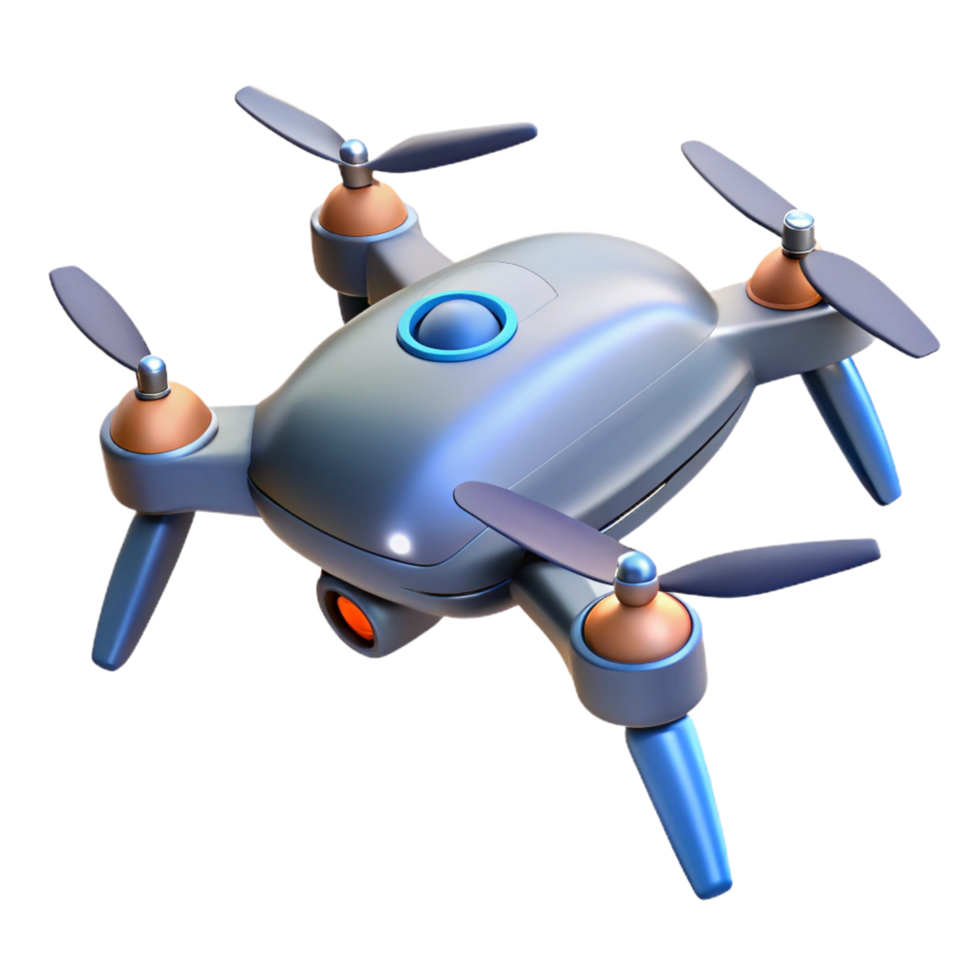 3D Render of a Modern Drone png