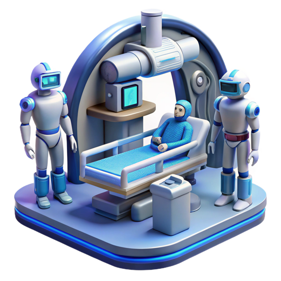 impressive artistic Futuristic Medical 3D Illustration genuine png