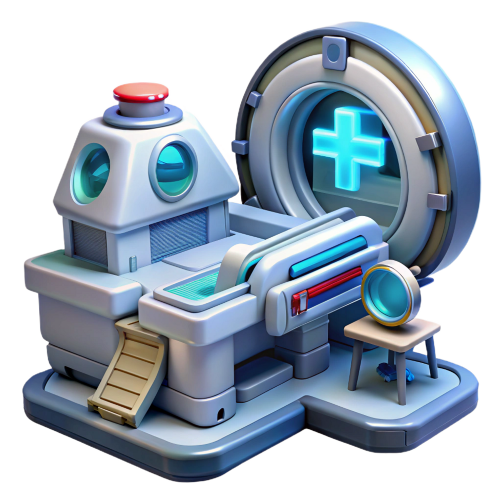magnificent classic Futuristic Clinic 3D Illustration genuine png
