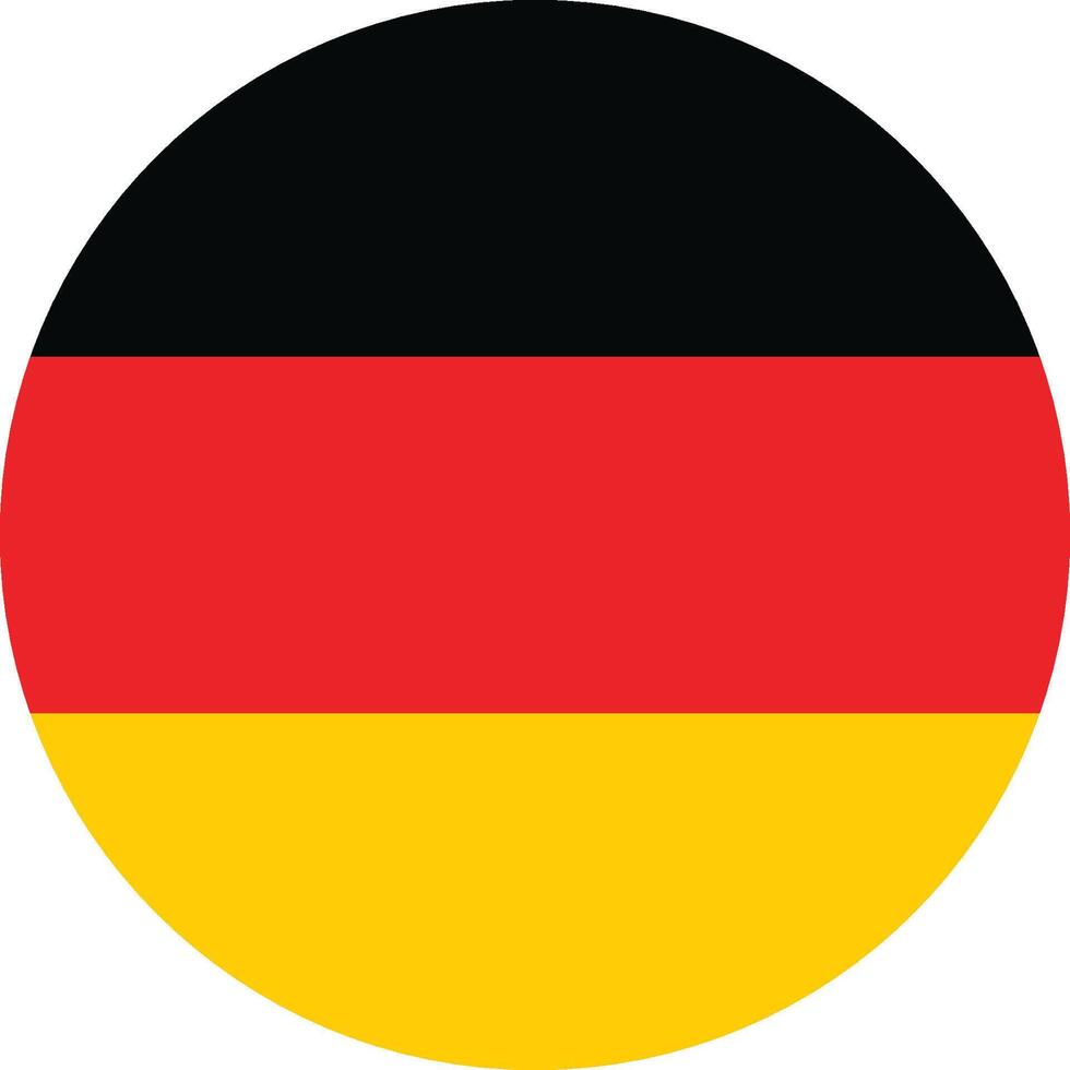 Circle Germany Flag Europe Country vector