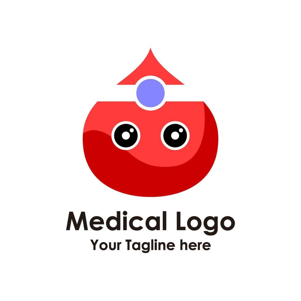 Medical logo icon design template vector