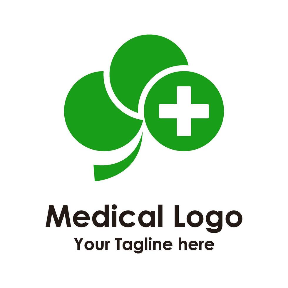 Medical logo design template vector