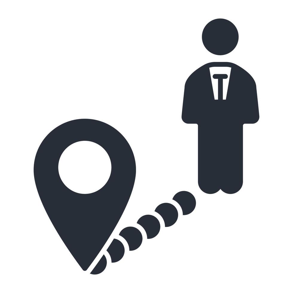 location icon flat vector