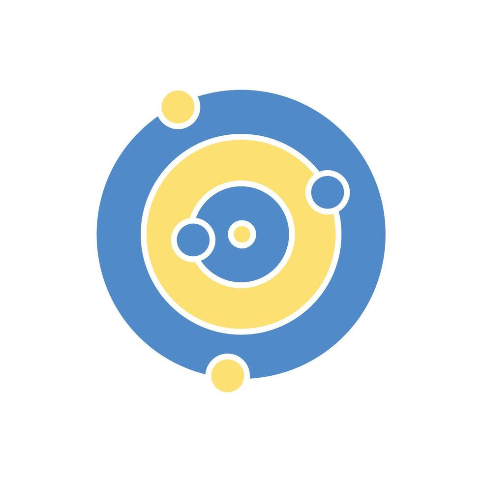 Solar system icon.Editable stroke.linear style sign for use web design,logo.Symbol illustration. vector