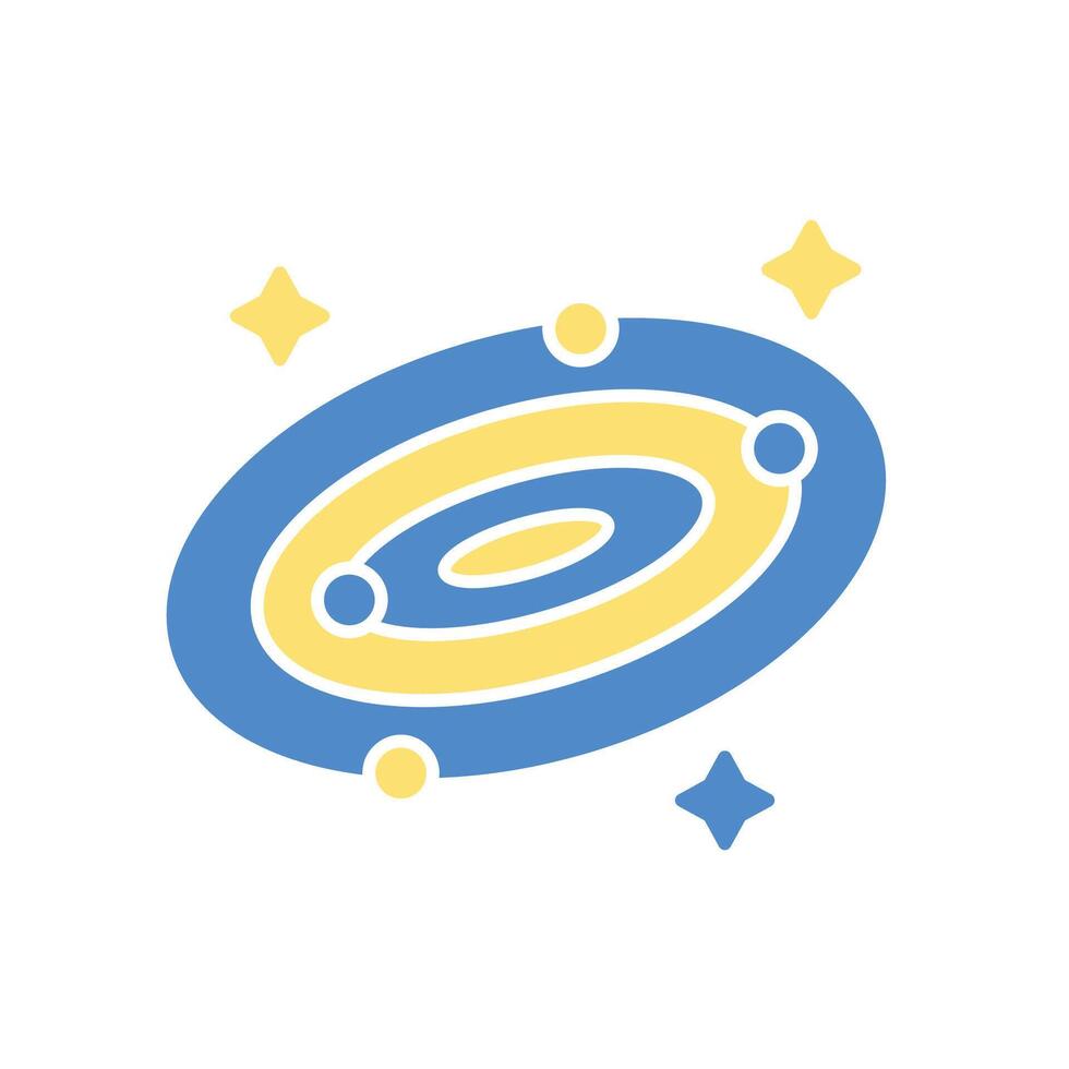 universe icon.Editable stroke.linear style sign for use web design,logo.Symbol illustration. vector