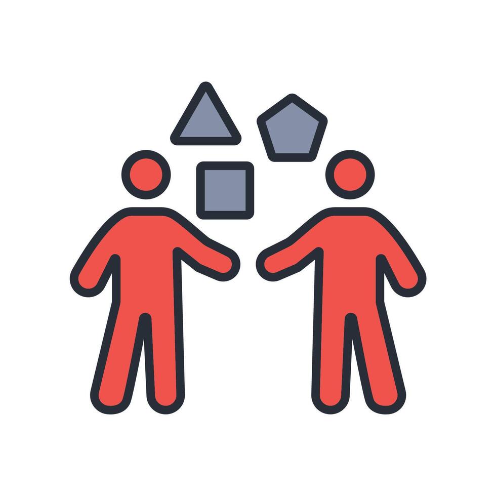 Workshop icon colors vector