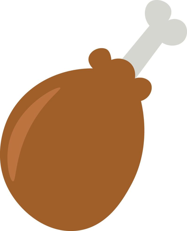 Illustration of Chicken Drumstick vector