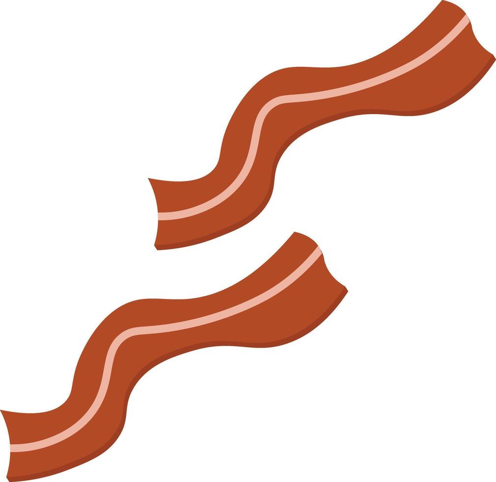 Illustration of Bacon Strips vector