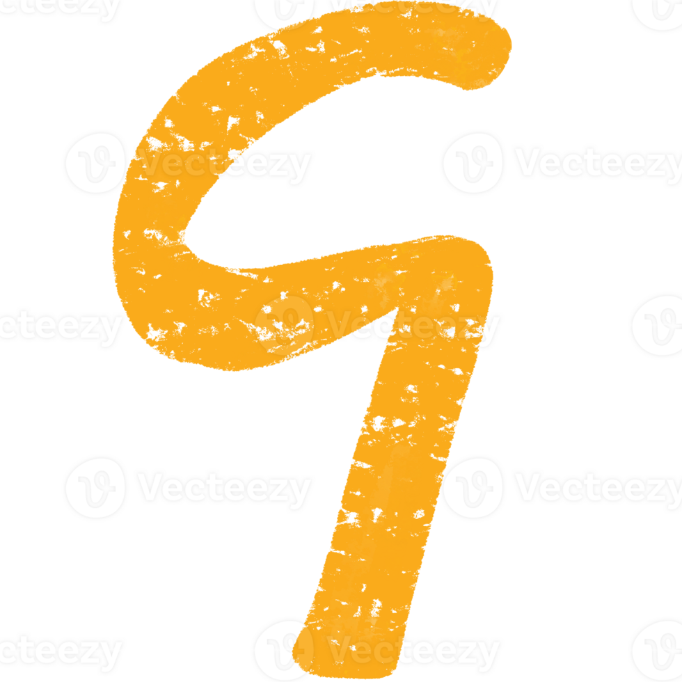 Yellow number 9 png