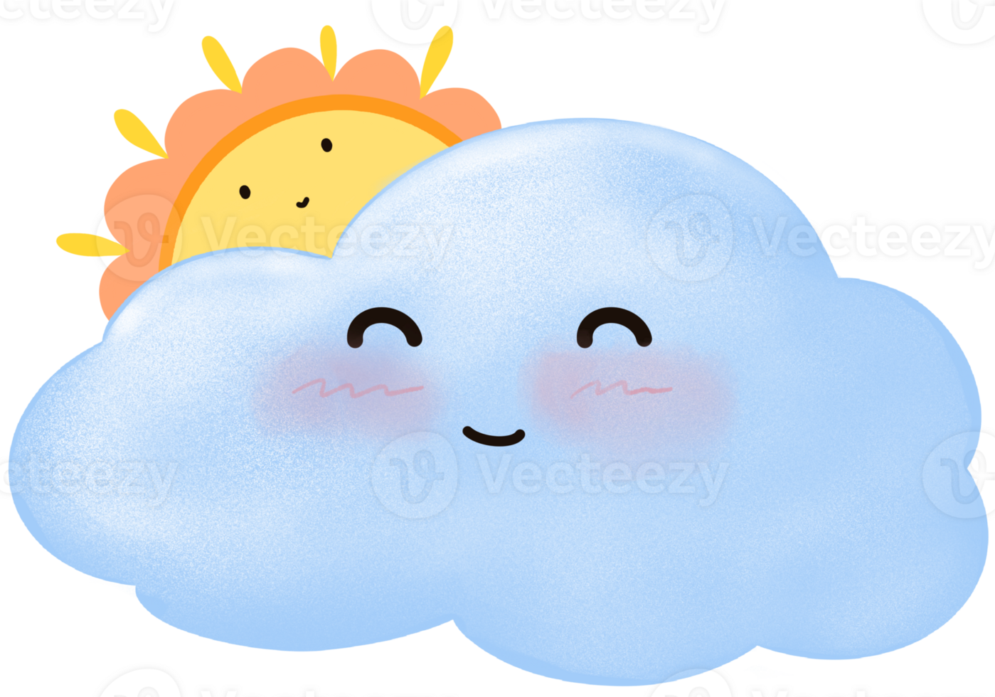 Sun and Cloud png