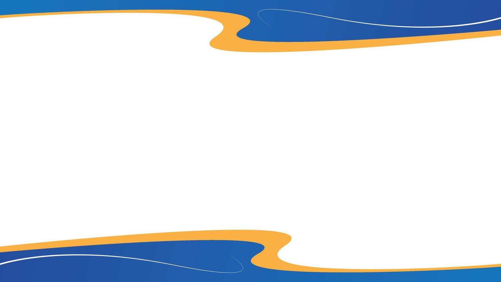 Abstract background design with aesthetic style and modern style, abstract white background with orange and blue colors vector