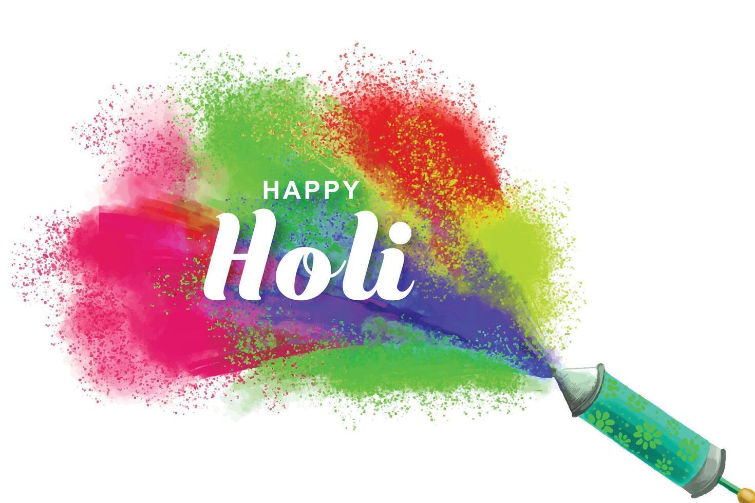 Background for holi celebration card illustration vector