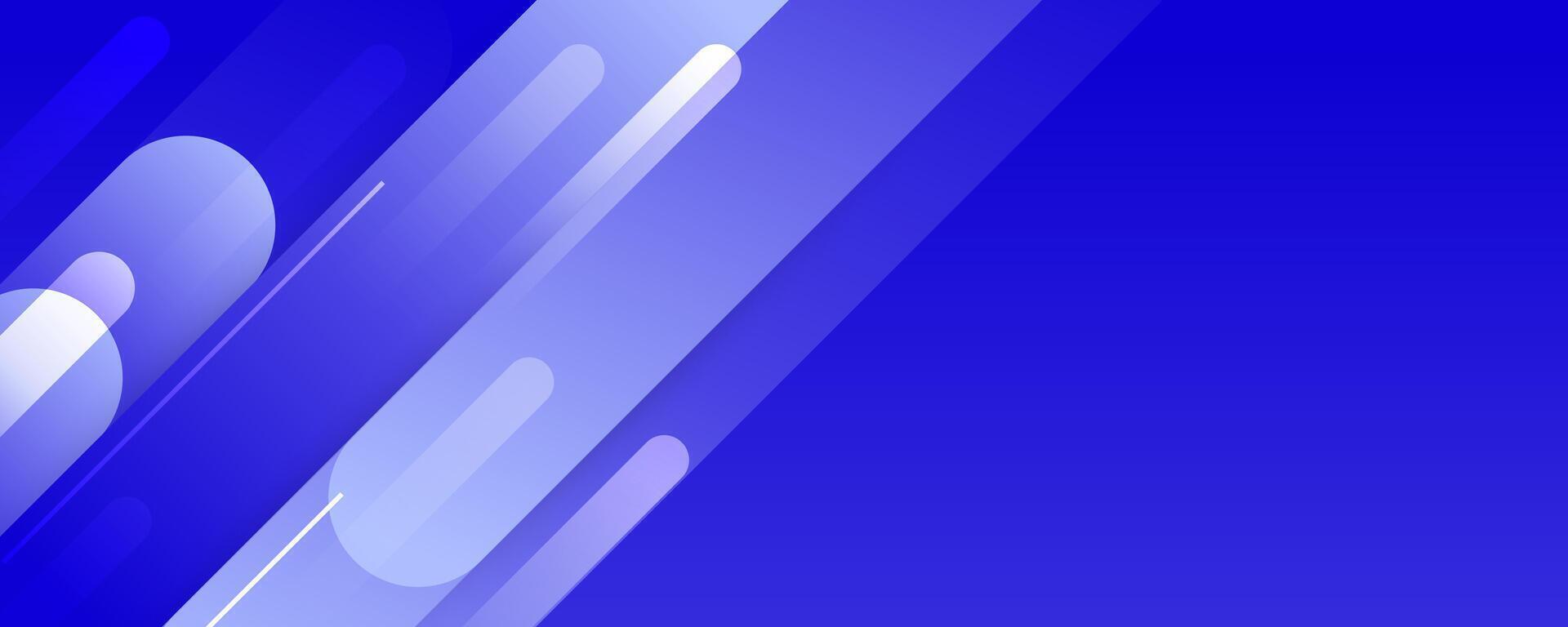 Blue Abstract Background with Geometric Shapes in a Minimalist and Minimalist Concept vector