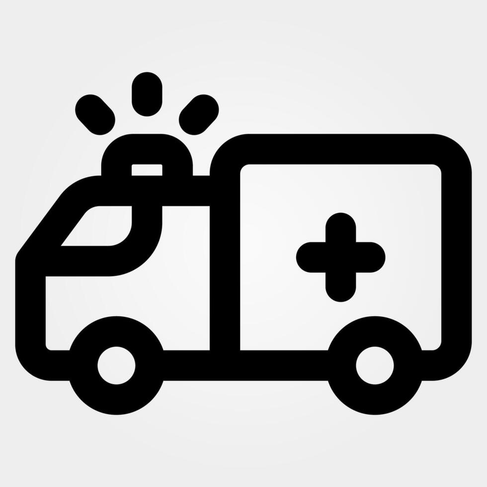 ambulance, health icon and hospital icon vector