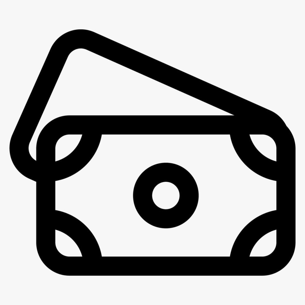 money, finance and business icon vector