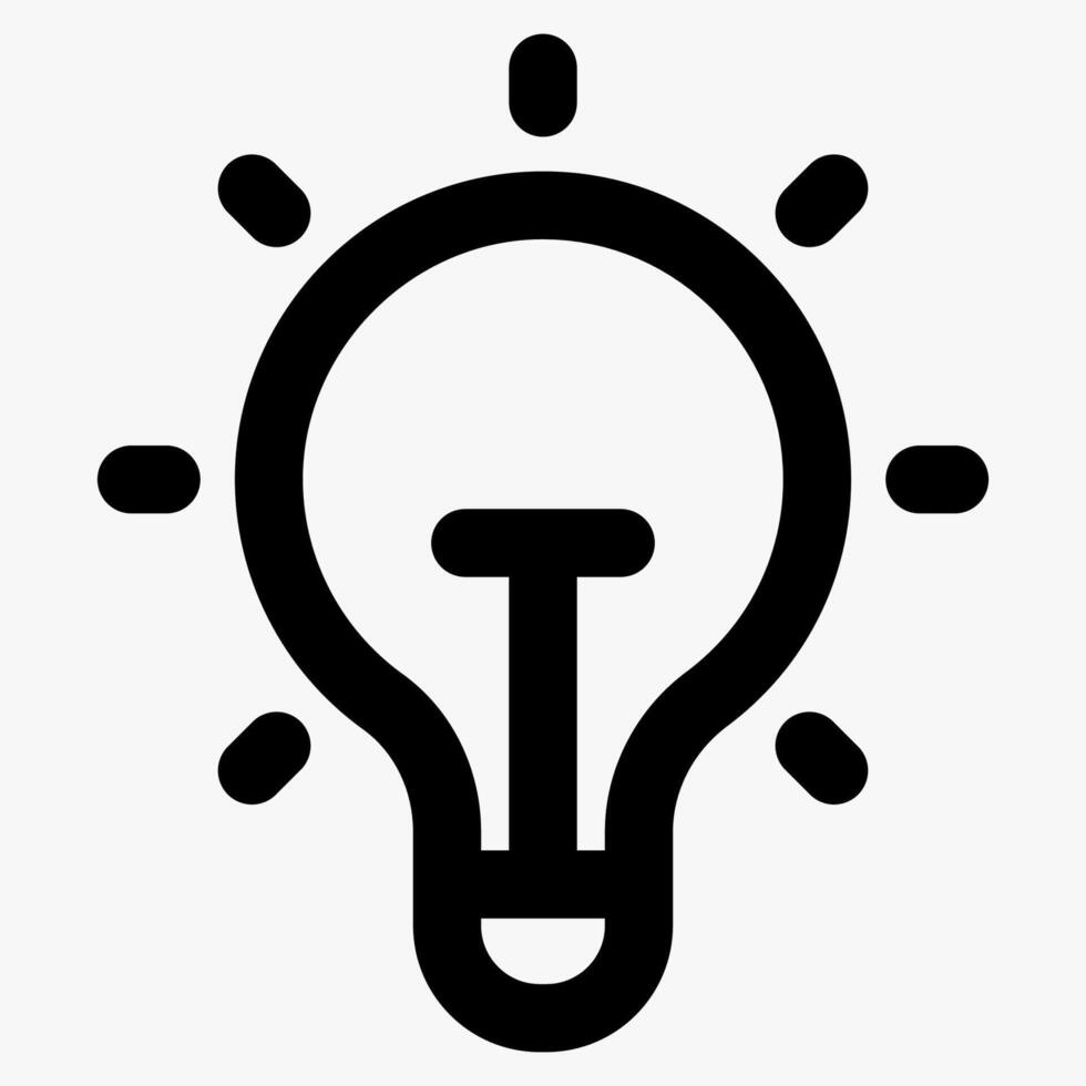 idea lamp, finance and business icon vector