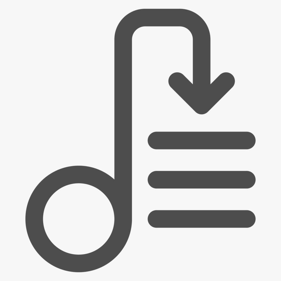 download, simple music player button vector
