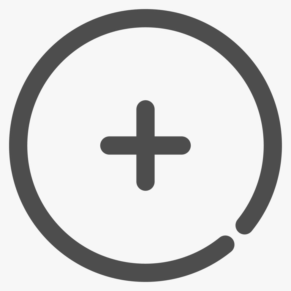 add to playlist, simple music player button vector