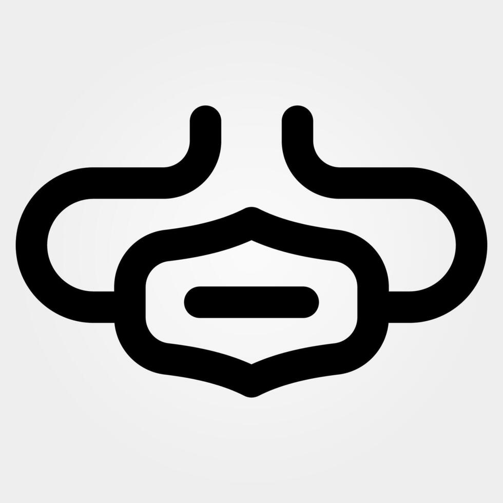 masker, health icon and hospital icon vector
