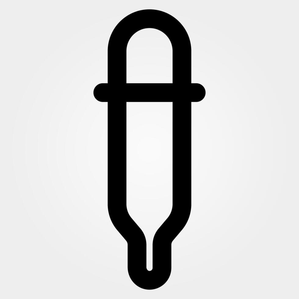 pipette, health icon and hospital icon vector