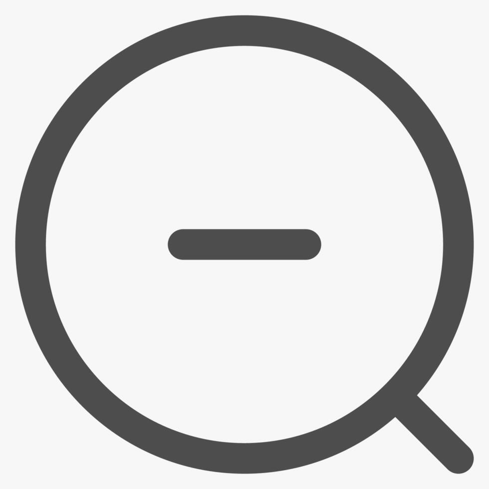 zoom out and magnifying, magnifying glass symbol and tools vector