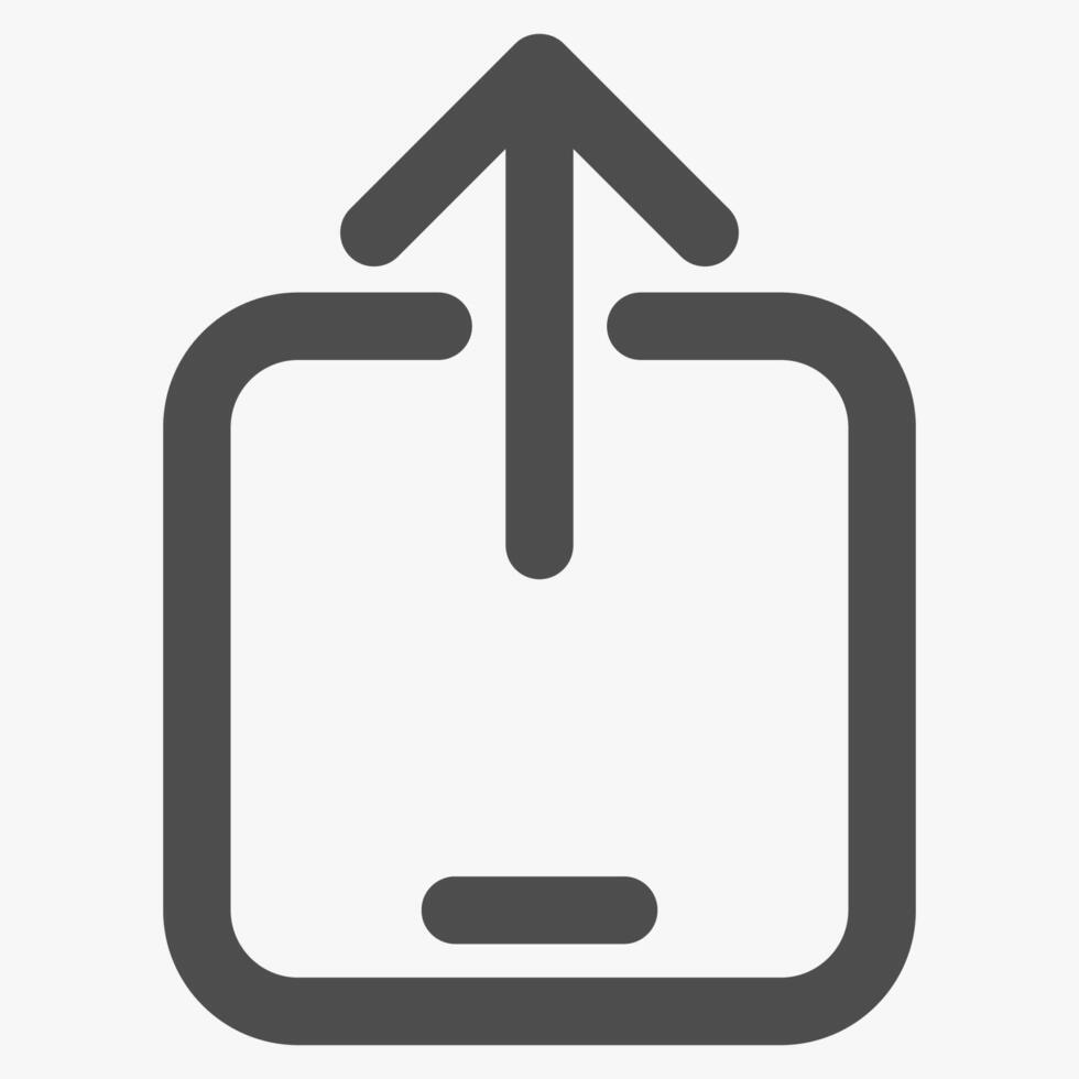 upload media, social media icons and symbols vector