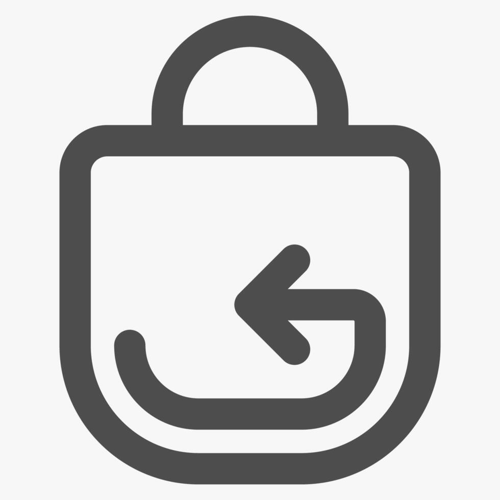 returns, online store and online business icons vector