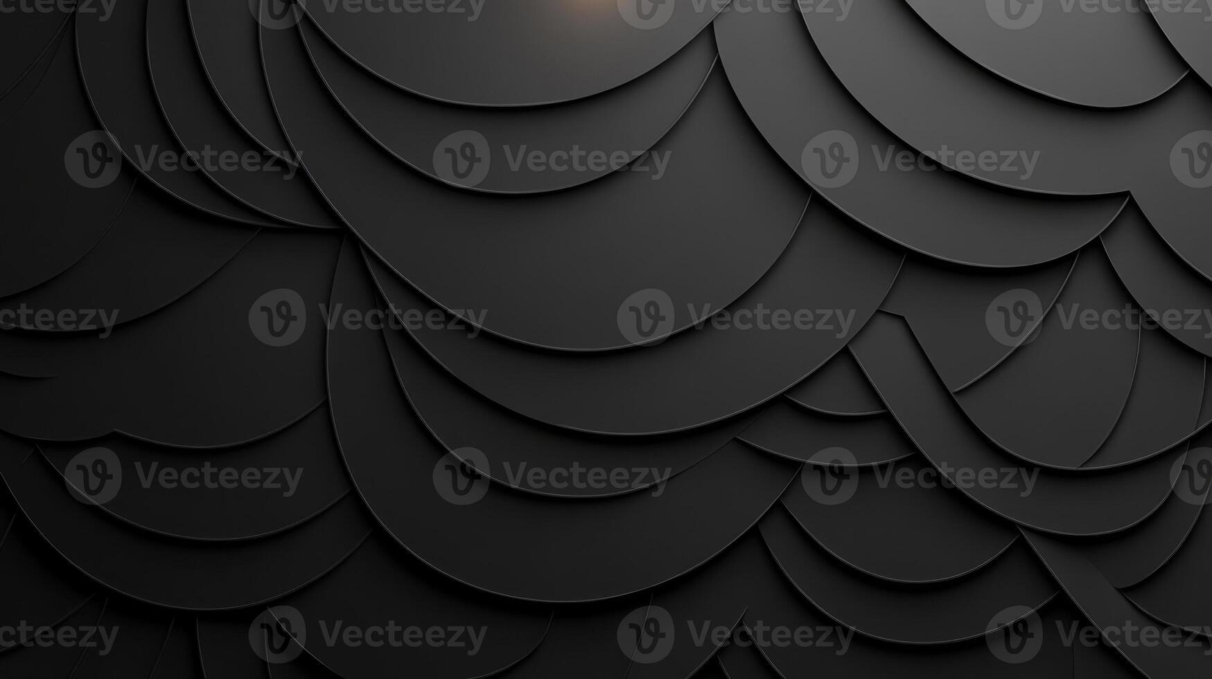 Soft geometric black layers creating modern background photo