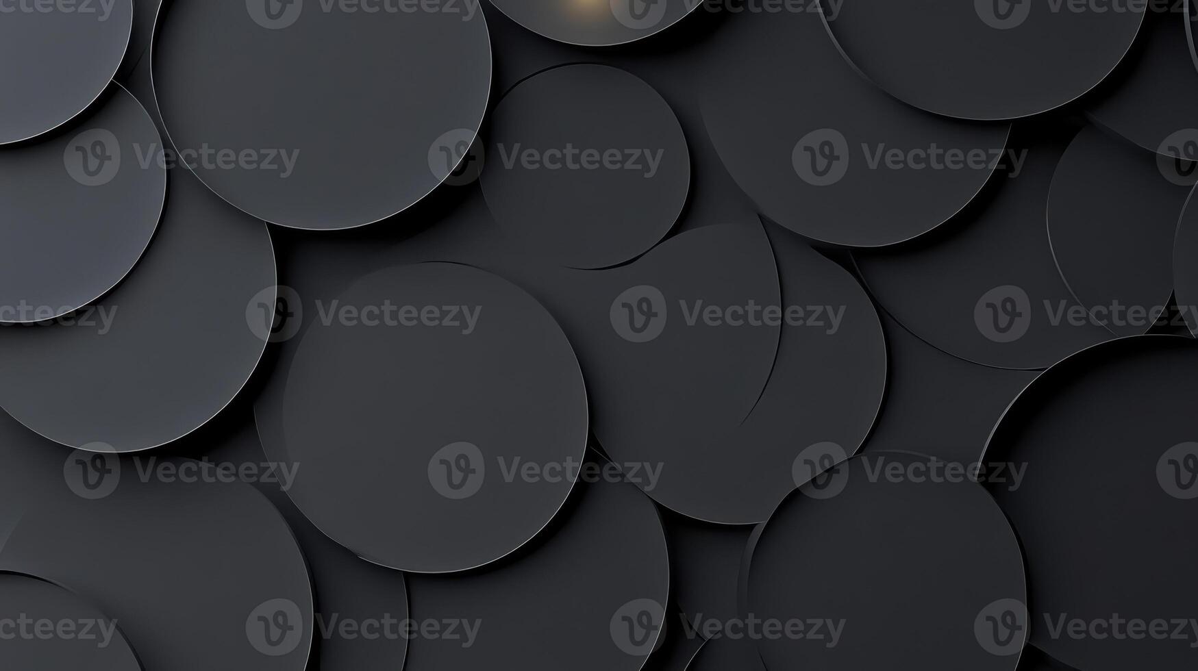 Geometric circles in solid charcoal gray create modern backdrop photo