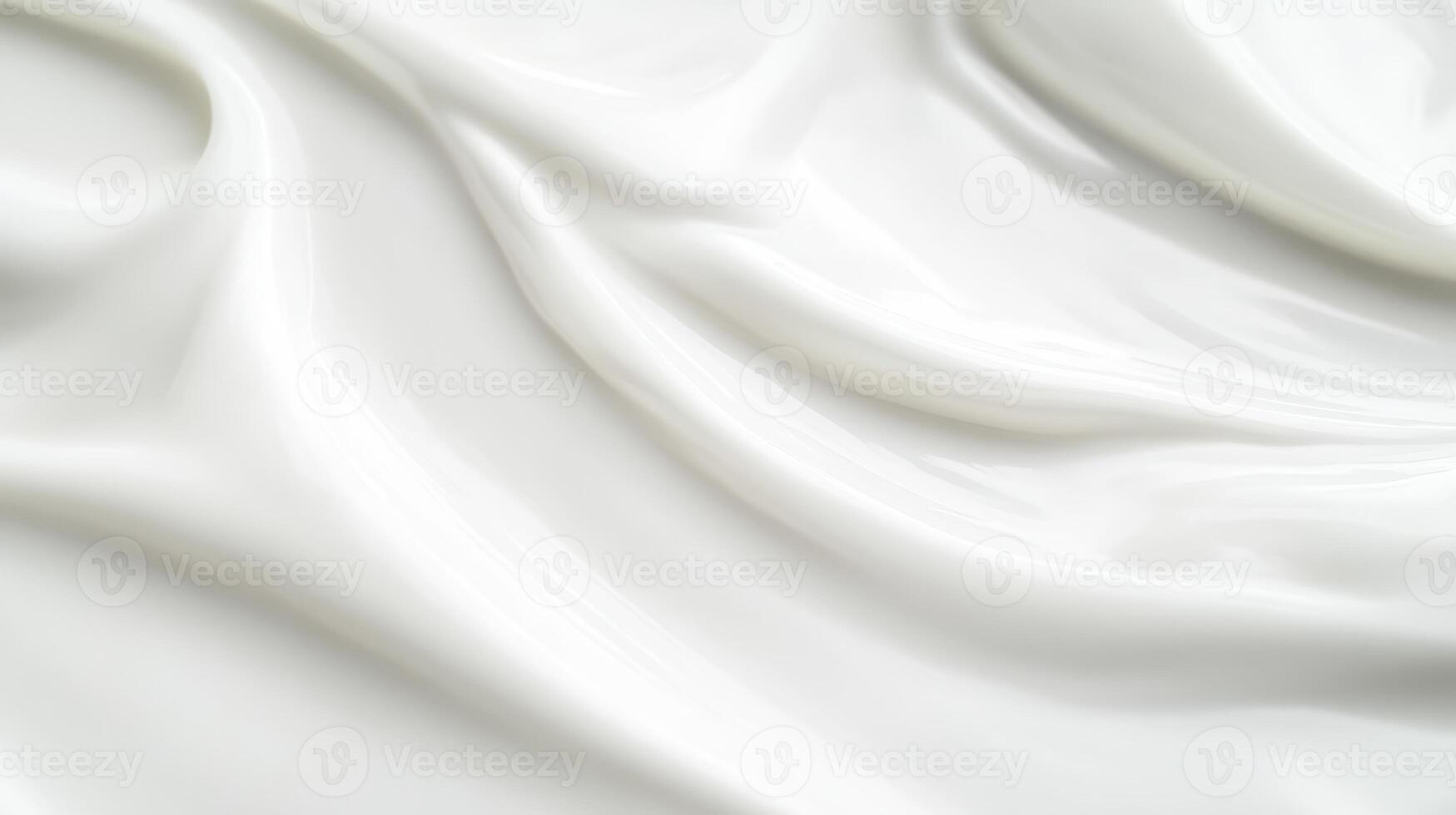 Smooth, creamy texture of fresh white fabric draped elegantly on a flat surface captures the essence of luxury and comfort in a minimalist setting photo