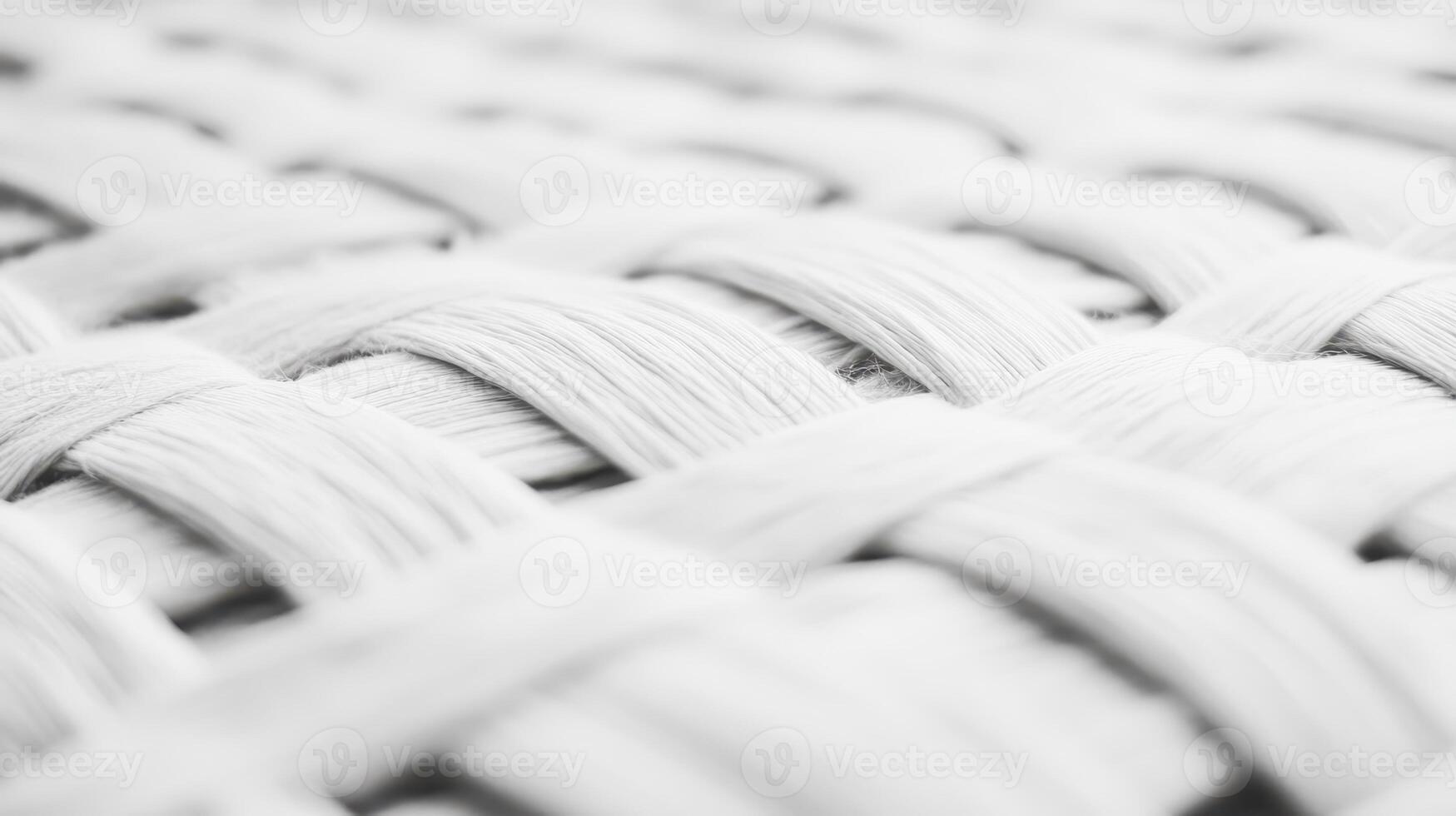 Detailed close-up of woven white materials showing texture and design in minimalistic style perfect for modern interiors photo