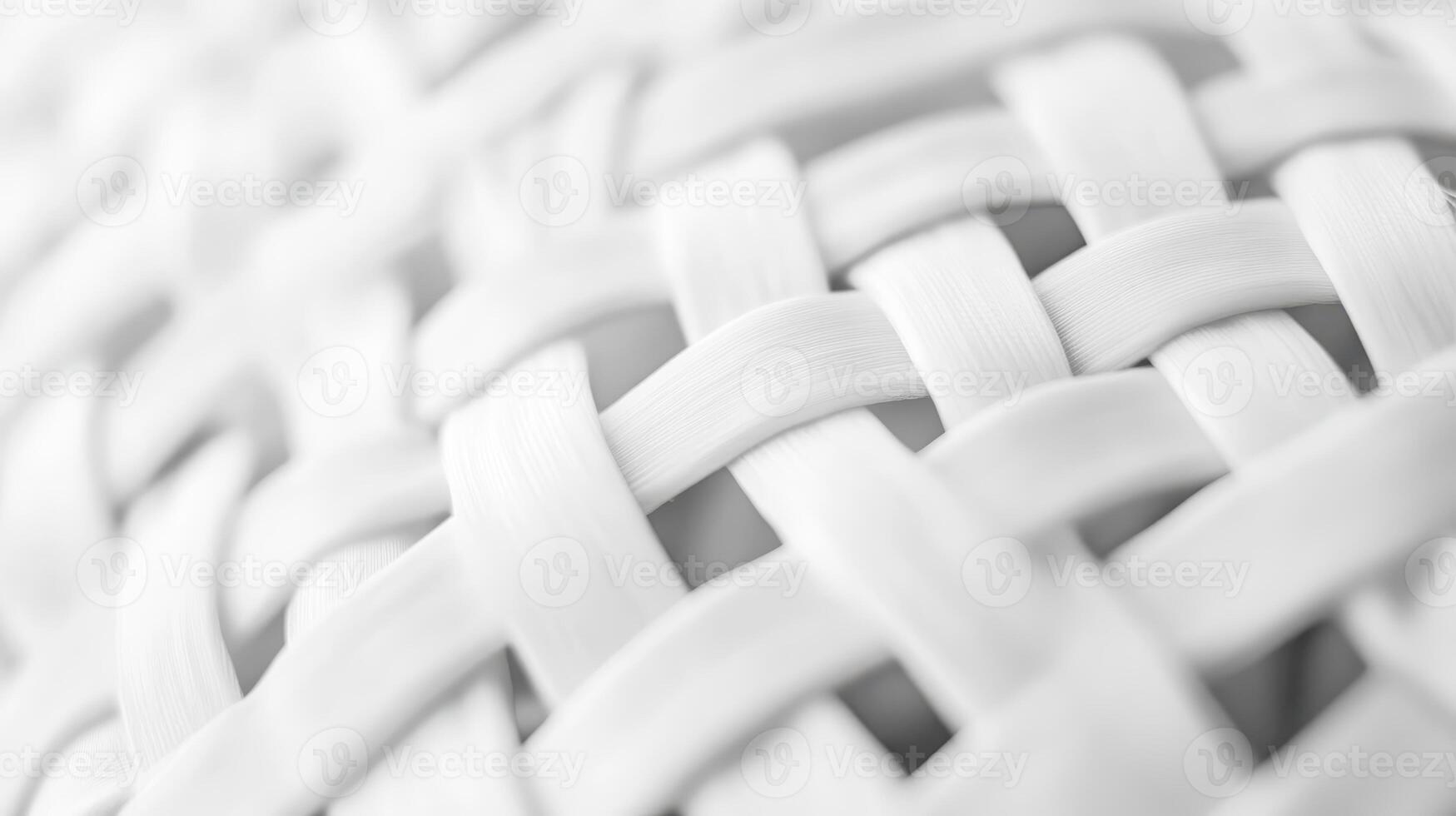 A close-up view reveals an intricate woven white texture, beautifully illuminated by the soft glow of natural light photo