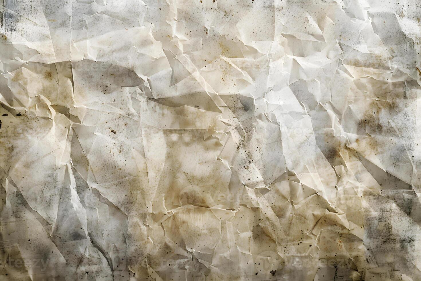 Image of Crumpled and Stained Paper photo