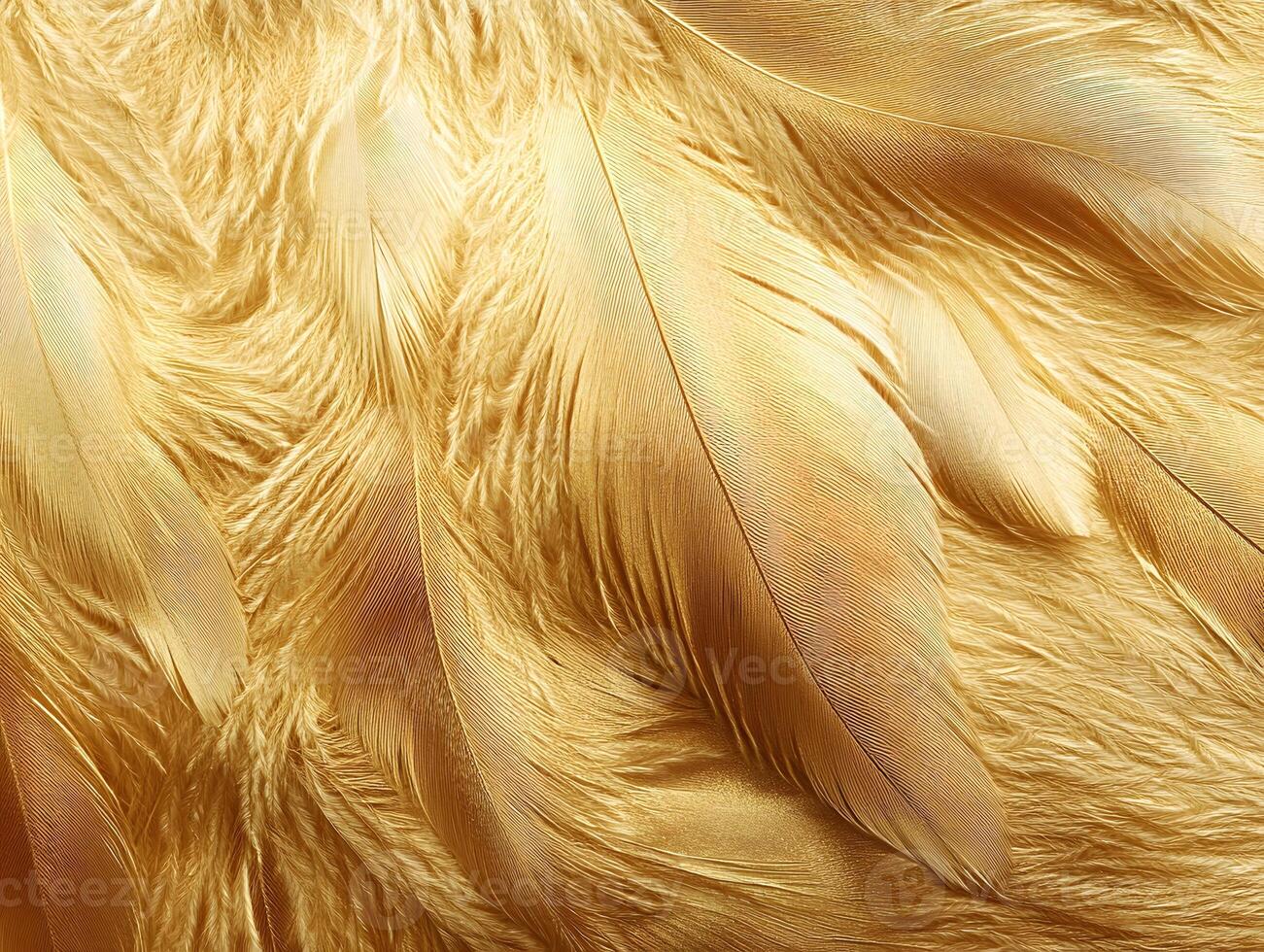 Gold-Toned Feather Arrangement photo
